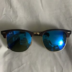 Ray-Ban ClubMasters         Lens: Blue       Frame: Black